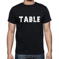 table, French Dictionary, Men's Short Sleeve Round Neck T-shirt 00009
