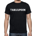 tablespoon , white letters, Men's Short Sleeve Round Neck T-shirt 00007