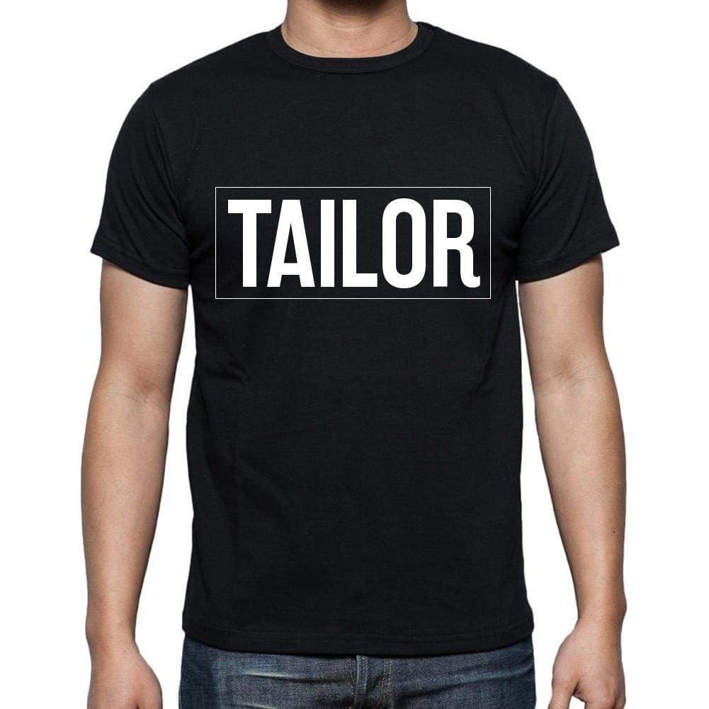 Tailor T Shirt Mens T-Shirt Occupation S Size Black Cotton - T-Shirt
