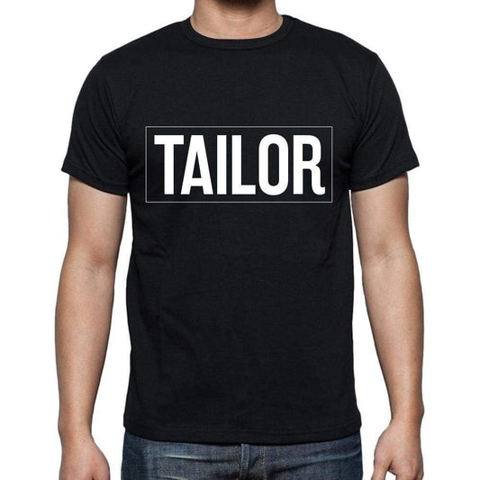 Tailor T Shirt Mens T-Shirt Occupation S Size Black Cotton - T-Shirt