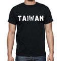 taiwan Men's T-Shirt Short Sleeve Round Neck Black t shirt for men
