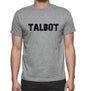 Talbot Grey Mens Short Sleeve Round Neck T-Shirt 00018 - Grey / S - Casual