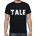 tale , white letters, Men's Short Sleeve Round Neck T-shirt 00007