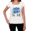 Talent in the air, White, Women's Short Sleeve Round Neck T-shirt, gift t-shirt 00302