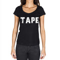 tape Women's Short Sleeve Round Neck T-shirt
