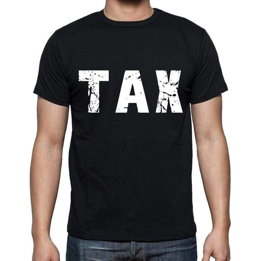 Tax Men T Shirts Short Sleeve T Shirts Men Tee Shirts For Men Cotton Black 3 Letters - Casual
