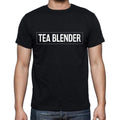 Tea Blender t shirt, mens t-shirt, occupation, S Size, Black, Cotton