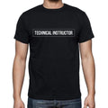 Technical Instructor t shirt, mens t-shirt, occupation, S Size, Black, Cotton