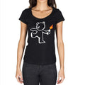 Teddy Bomber Black Gift Tshirt, Black Women's T-shirt 00190