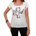 Teddy Bomber, Tshirt, White Women's T-shirt 00163