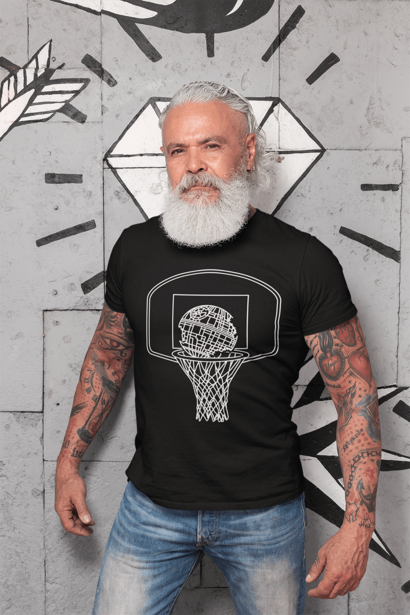 ULTRABASIC Men's Sport Graphic T-Shirt Dead Ball - Basketball Shirt for Men