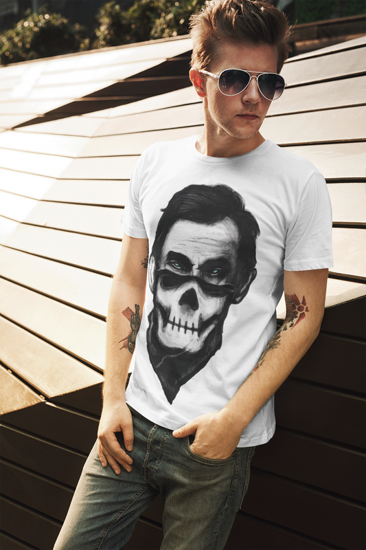 ULTRABASIC Herren-Grafik-T-Shirt – Abraham Lincoln Zombie-Shirt – lustiges Shirt