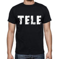 tele Men's Short Sleeve Round Neck T-shirt 00016