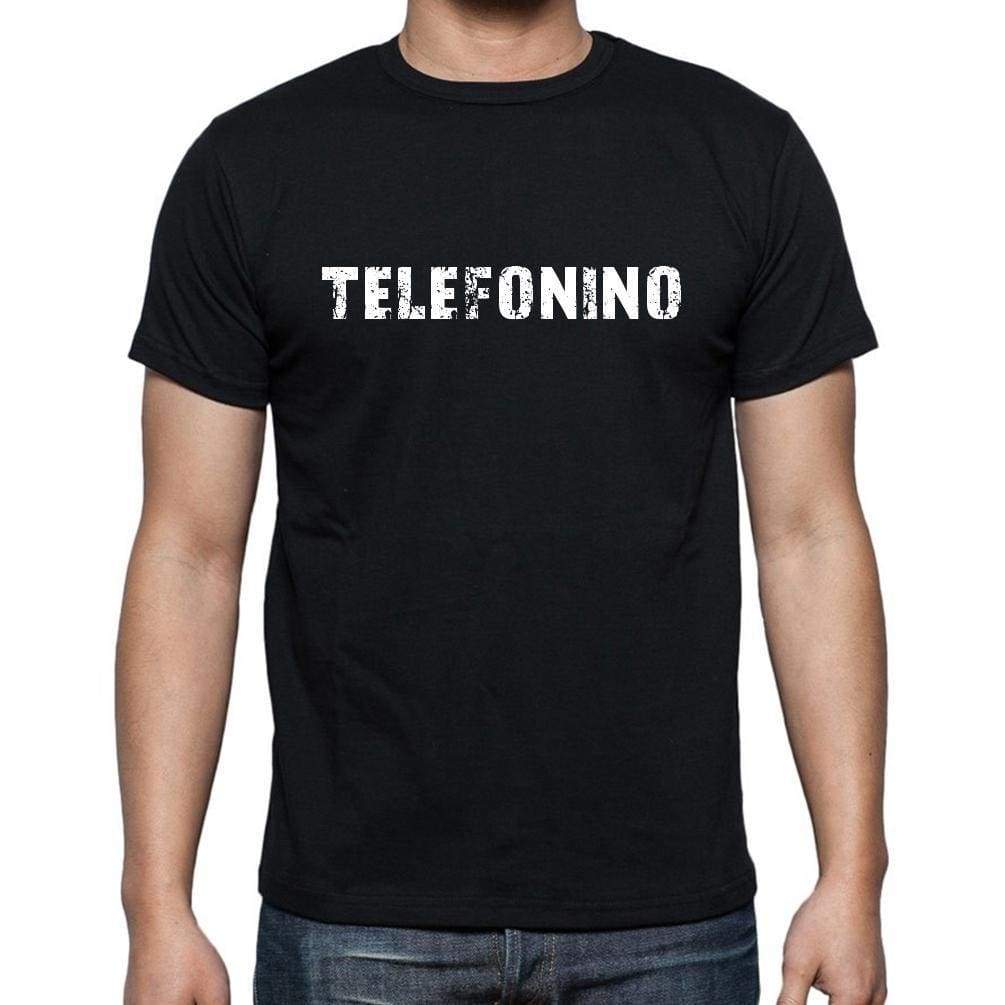 Telefonino Mens Short Sleeve Round Neck T-Shirt 00017 - Casual