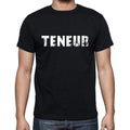 teneur, French Dictionary, Men's Short Sleeve Round Neck T-shirt 00009