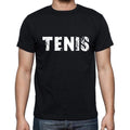 tenis, kurzärmliges Herren-T-Shirt mit Rundhalsausschnitt