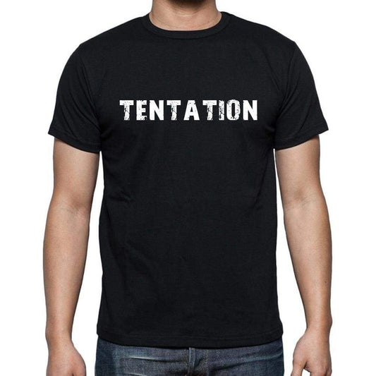Tentation French Dictionary Mens Short Sleeve Round Neck T-Shirt 00009 - Casual