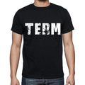 term , white letters, Men's Short Sleeve Round Neck T-shirt 00007