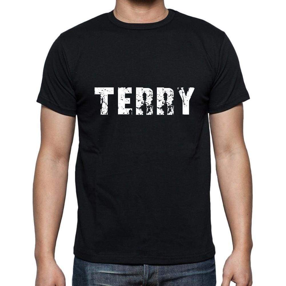 Terry T-Shirt T Shirt Mens Black Gift 00114 - T-Shirt