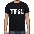 tesl Men's Short Sleeve Round Neck T-shirt 00016