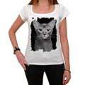 The Abyssinian Cat, Tshirt, White Women's T-shirt 00222