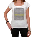 The more we devote ourselves, White Women's T-shirt, 100% cotton 00168