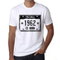 The Star 1962 Is Born Mens T-Shirt White Birthday Gift 00453 - White / Xs - Casual