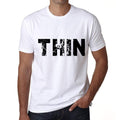 thin Men's T shirt White Birthday Gift 00552