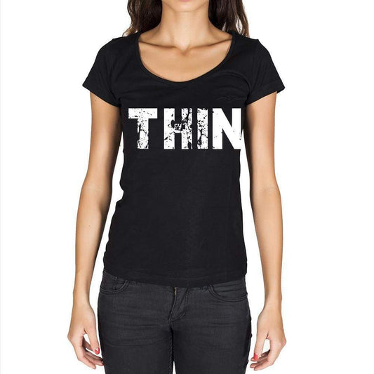 Thin Womens Short Sleeve Round Neck T-Shirt - Casual