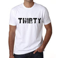 thirty Men's T shirt White Birthday Gift 00552