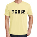 those Men's Short Sleeve Round Neck T-shirt 00043