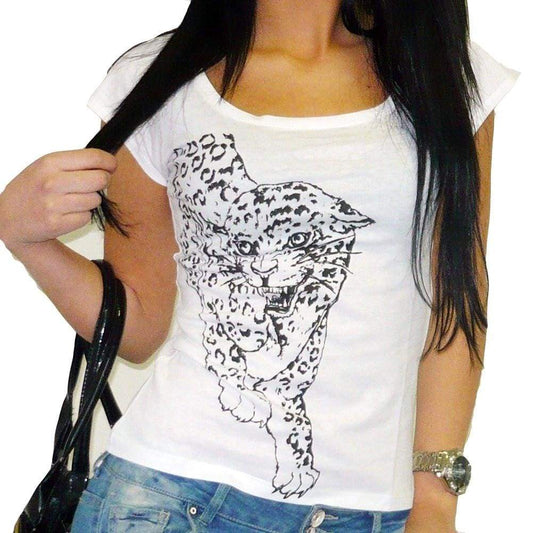 Tiger: Womens T-Shirt Short-Sleeve One In The City