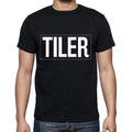Tiler t shirt, mens t-shirt, occupation, S Size, Black, Cotton