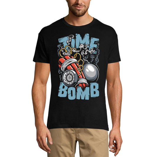 ULTRABASIC Men's T-Shirt Time Bomb - Short Sleeve Tee shirt