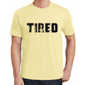 tired Men's Short Sleeve Round Neck T-shirt 00043