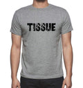 TISSUE, Grey, Men's Short Sleeve Round Neck T-shirt 00018