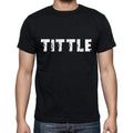 tittle ,Men's Short Sleeve Round Neck T-shirt 00004