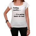 Today Sucks, White Women's T-shirt, 100% cotton 00203
