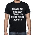 Today's art Black Gift Tshirt, Men's tee, Black 00191