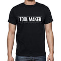 Tool Maker t shirt, mens t-shirt, occupation, S Size, Black, Cotton