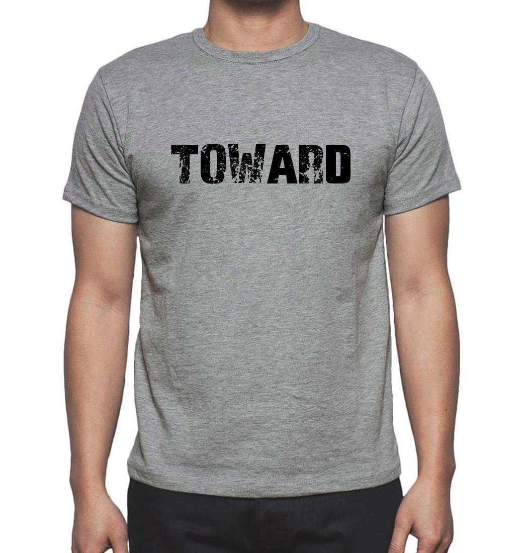 Toward Grey Mens Short Sleeve Round Neck T-Shirt 00018 - Grey / S - Casual