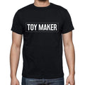 Toy Maker t shirt, mens t-shirt, occupation, S Size, Black, Cotton