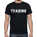 trading , white letters, Men's Short Sleeve Round Neck T-shirt 00007