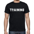 training , white letters, Men's Short Sleeve Round Neck T-shirt 00007