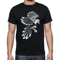 Tribal Bird Tattoo Black, Gift T shirt, Men's tee, Black 00166