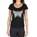 Tribal Butterfly Tattoo Black, Gift Tshirt, Black Women's T-shirt 00165