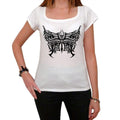 Tribal Butterfly Tattoo Women's Short Sleeve Scoop Neck Tee 00161