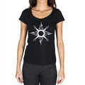 Tribal Key Tattoo Black, Gift Tshirt, Black Women's T-shirt 00165