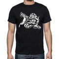 Tribal Snake Tattoo Black, Gift T shirt, Men's tee, Black 00166