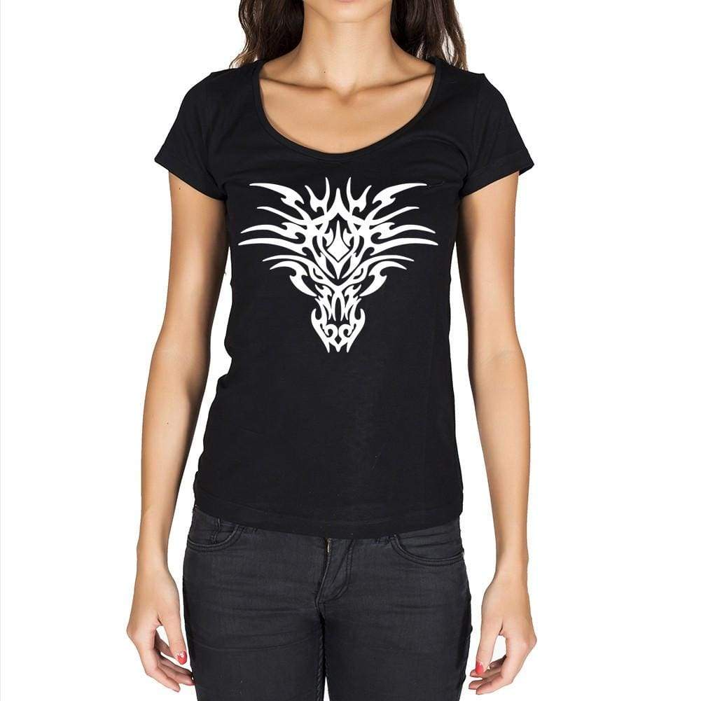 Tribal Tattoo 1 Black Gift Tshirt Black Womens T-Shirt 00165
